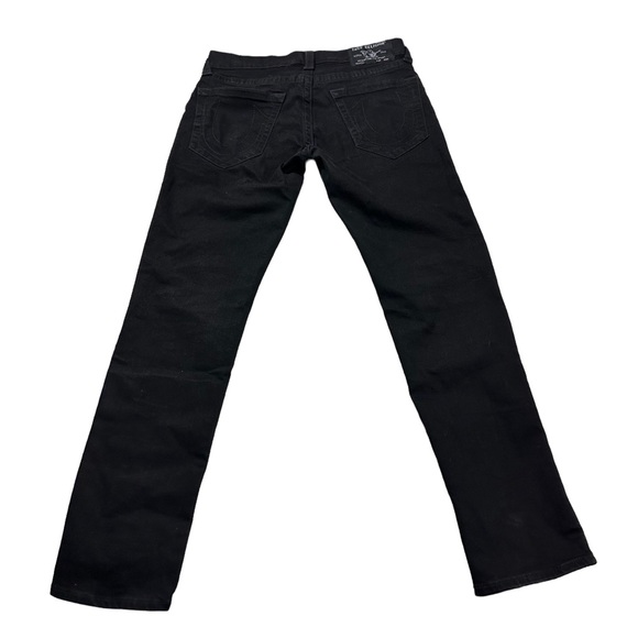 True Religion Buddha World Tour Geno Relaxed Slim Black Wash Jeans Sz 30x32 NWT - Picture 14 of 16